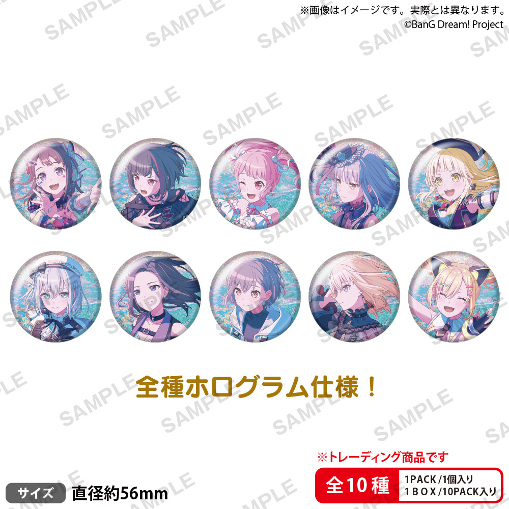 BanG Dream! 10th Anniversary LIVE「In the name of BanG Dream!」 隨機鐳射胸章【單個】