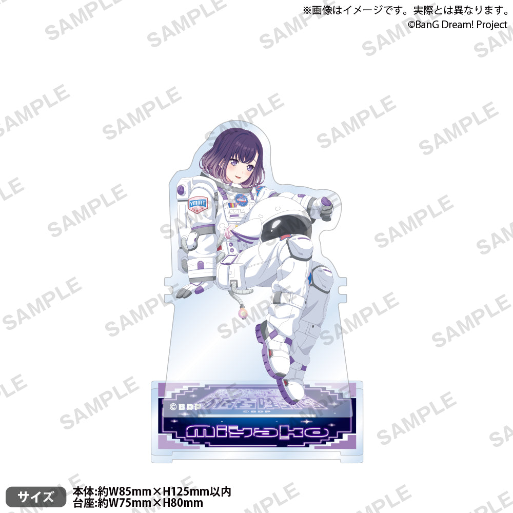 夢限大みゅーたいぷ TV動畫「バンドリ！ ゆめ∞みた」播出紀念免費LIVE「新宿着陸計画」 着陸！壓克力立牌 藤都子