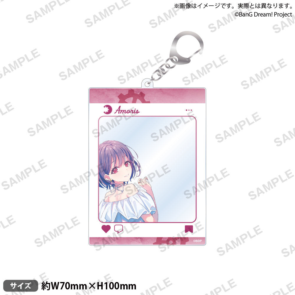BanG Dream! SNS風壓克力鑰匙圈 summer travel ver. Amoris