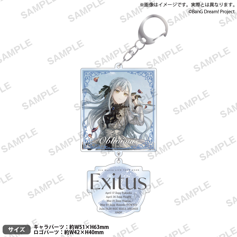 Ave Mujica LIVE TOUR 2026「Exitus」 會場別雙連壓克力鑰匙圈 TOKYO ver.