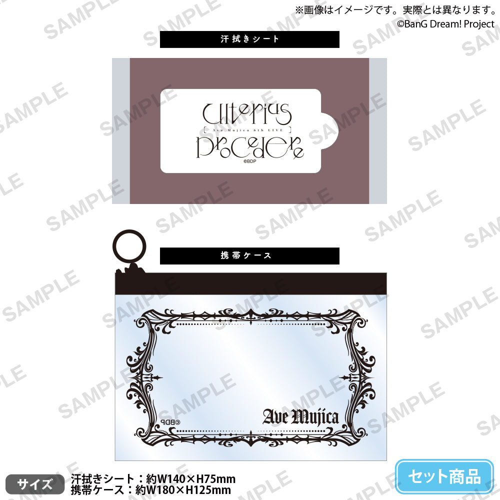 BanG Dream! 濕紙巾＆隨身盒組 Ave Mujica