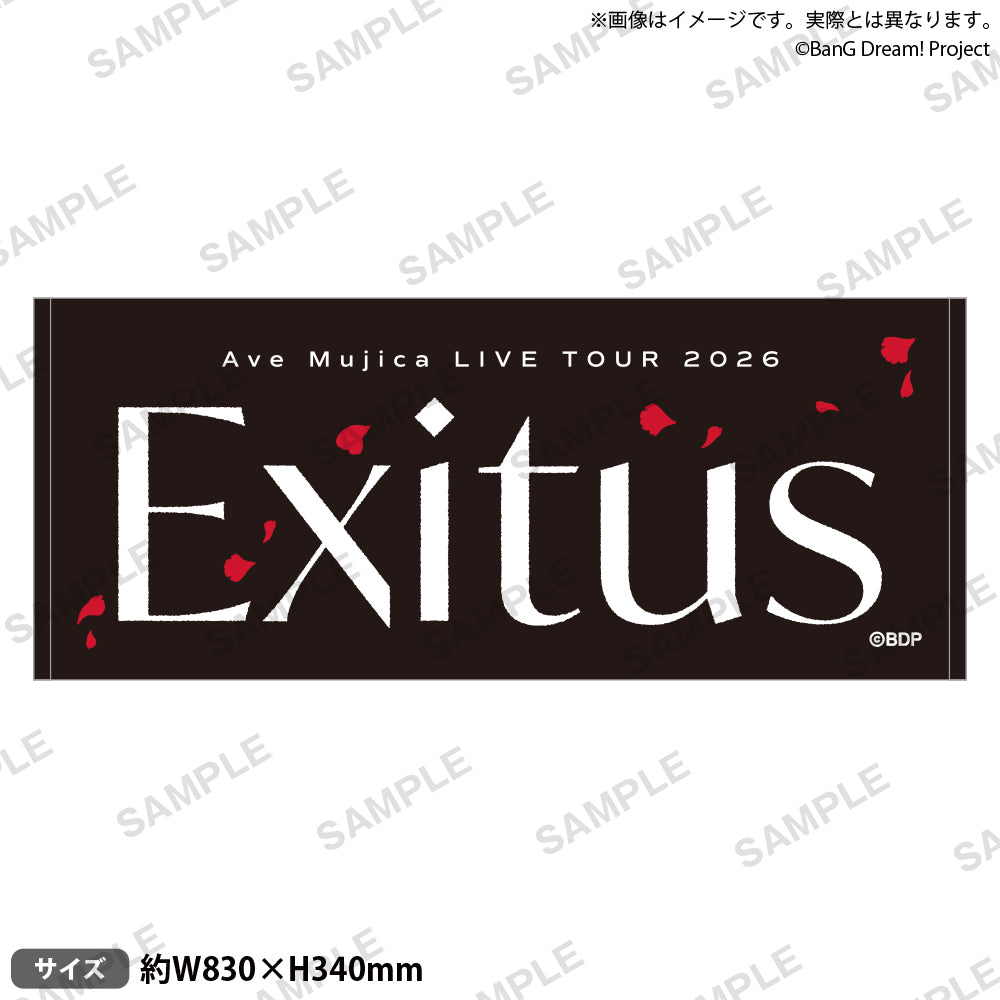 Ave Mujica LIVE TOUR 2026「Exitus」 毛巾