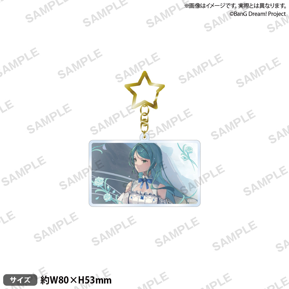 BanG Dream! 劇照壓克力鑰匙圈 礎の花冠 ver. 冰川紗夜