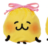 えもじの子（仮） 玩偶束口袋