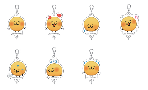 えもじの子（仮） 扭蛋 串聯吊飾