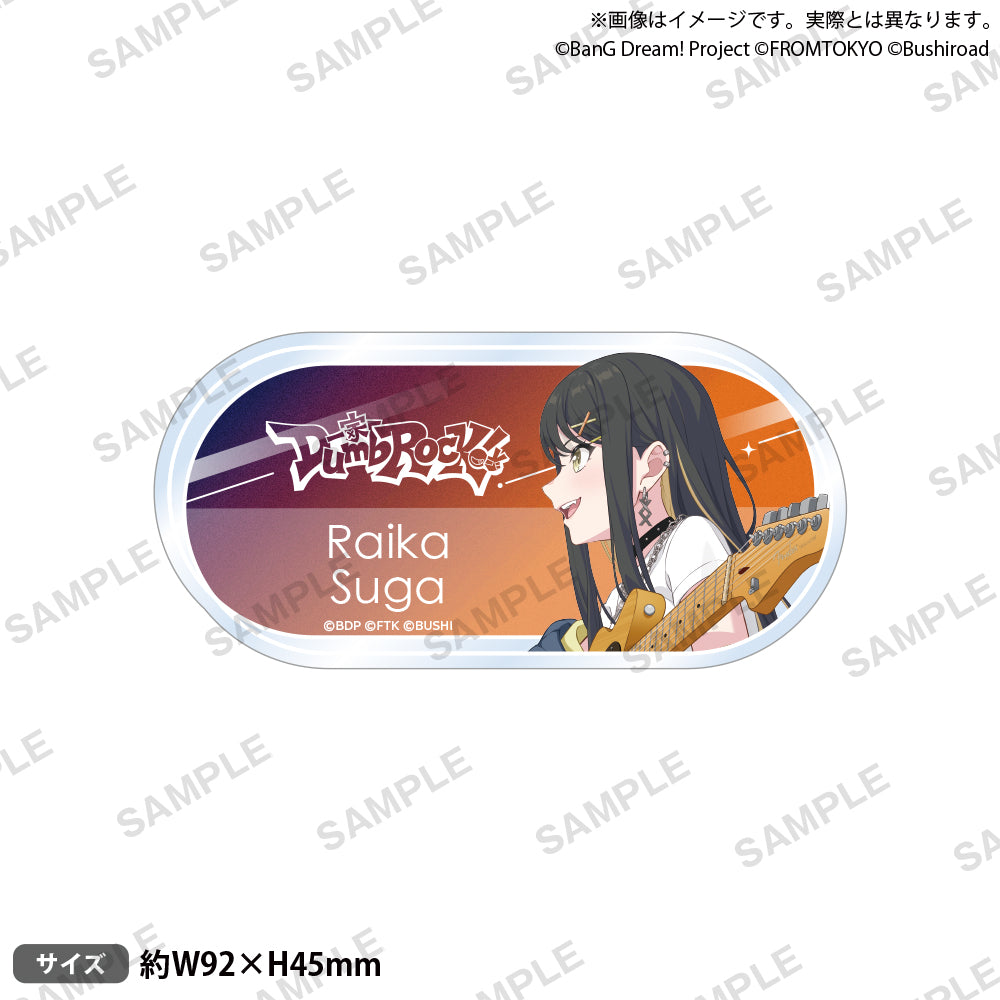 BanG Dream! Our Notes 壓克力名牌胸章 須賀蕾葉