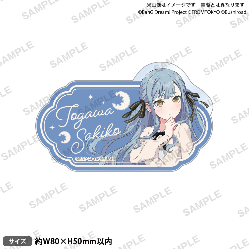 BanG Dream! Our Notes 名字壓克力胸章 便服ver. 豐川祥子