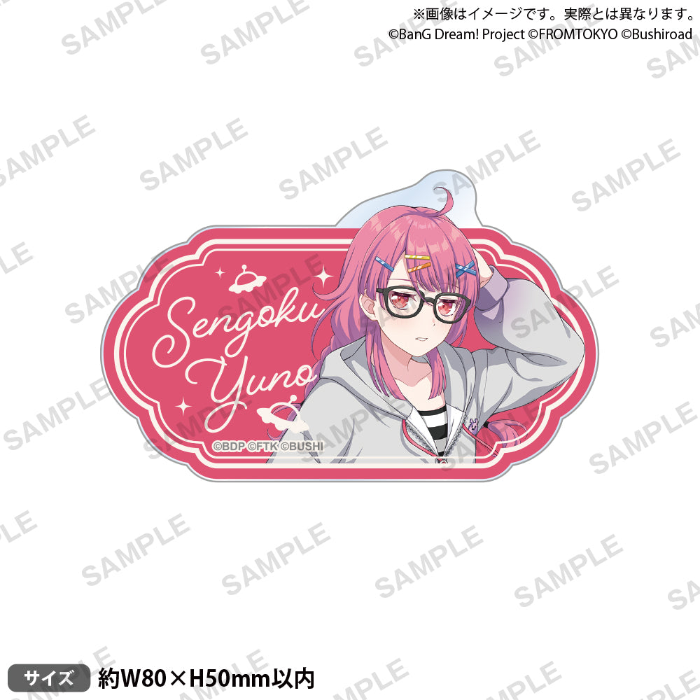 BanG Dream! Our Notes 名字壓克力胸章 便服ver. 千石由乃
