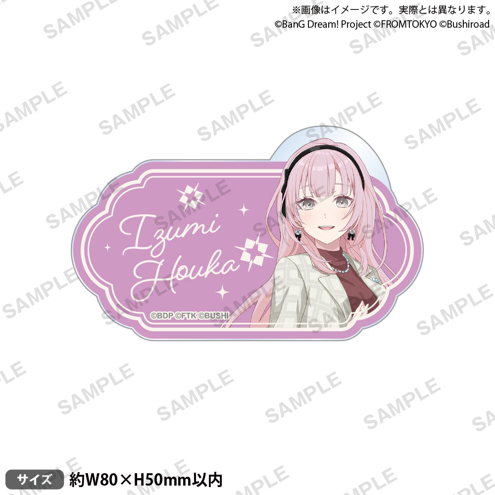 BanG Dream! Our Notes 名字壓克力胸章 便服ver. 和泉朋花