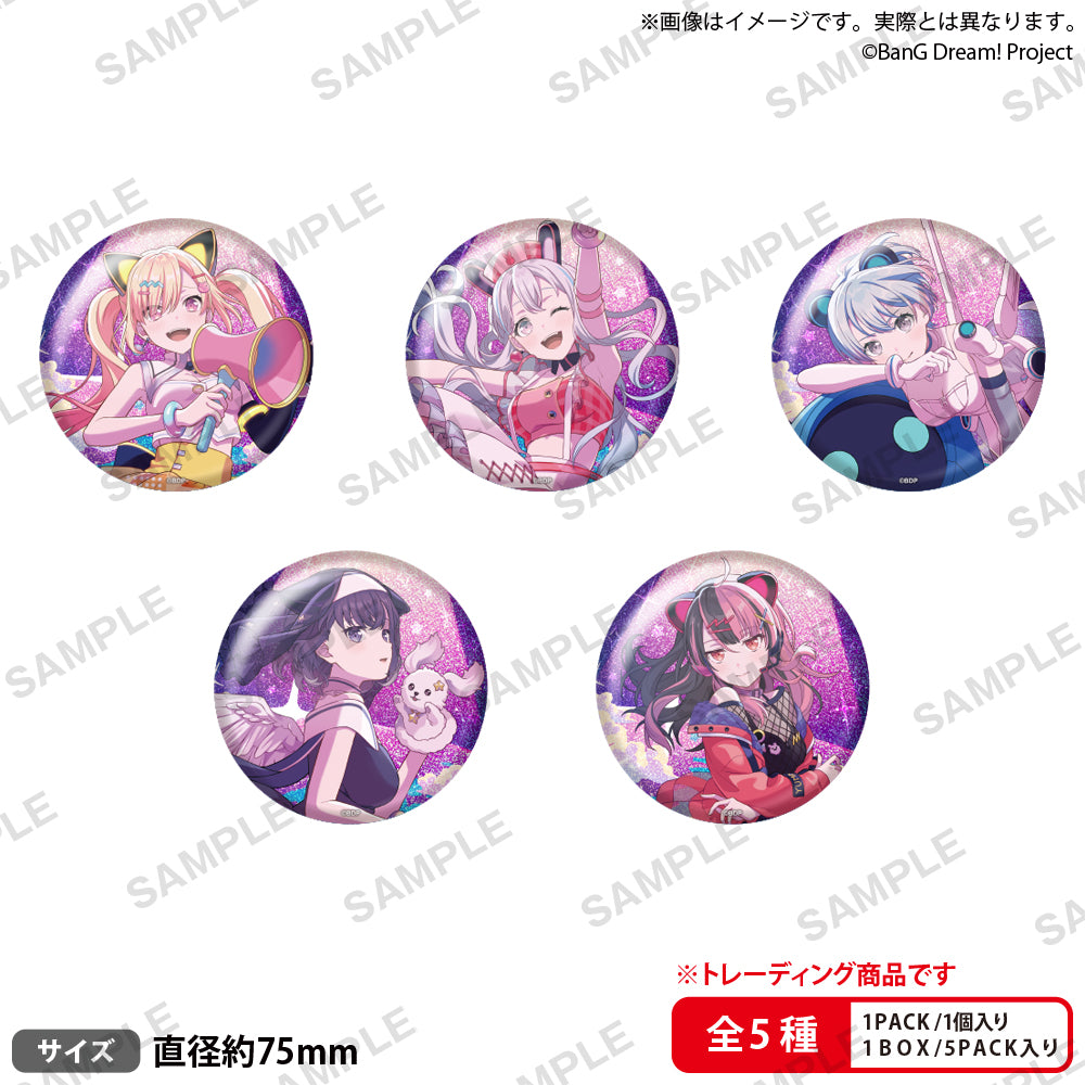 BanG Dream! 隨機大型鐳射胸章 all the world ver.【單個】