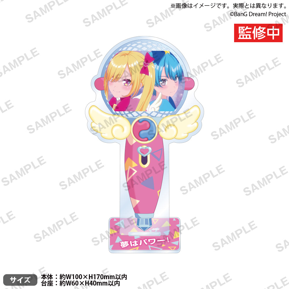 BanG Dream! ゆめ∞みた 夢想就是力量！マジるる麥克風造型壓克力立牌