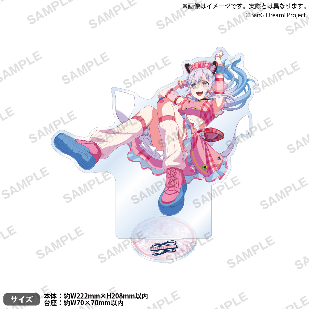 BanG Dream! 13th☆LIVE DAY2：夢限大みゅーたいぷ「DIMENSIONAL OVERLAP」　特大アクリルスタンド 宮永ののか