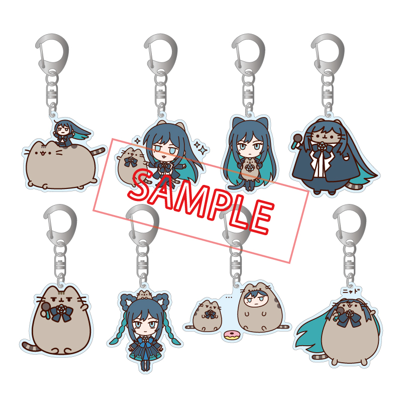 Ado x Pusheen 隨機壓克力鑰匙圈【單個】