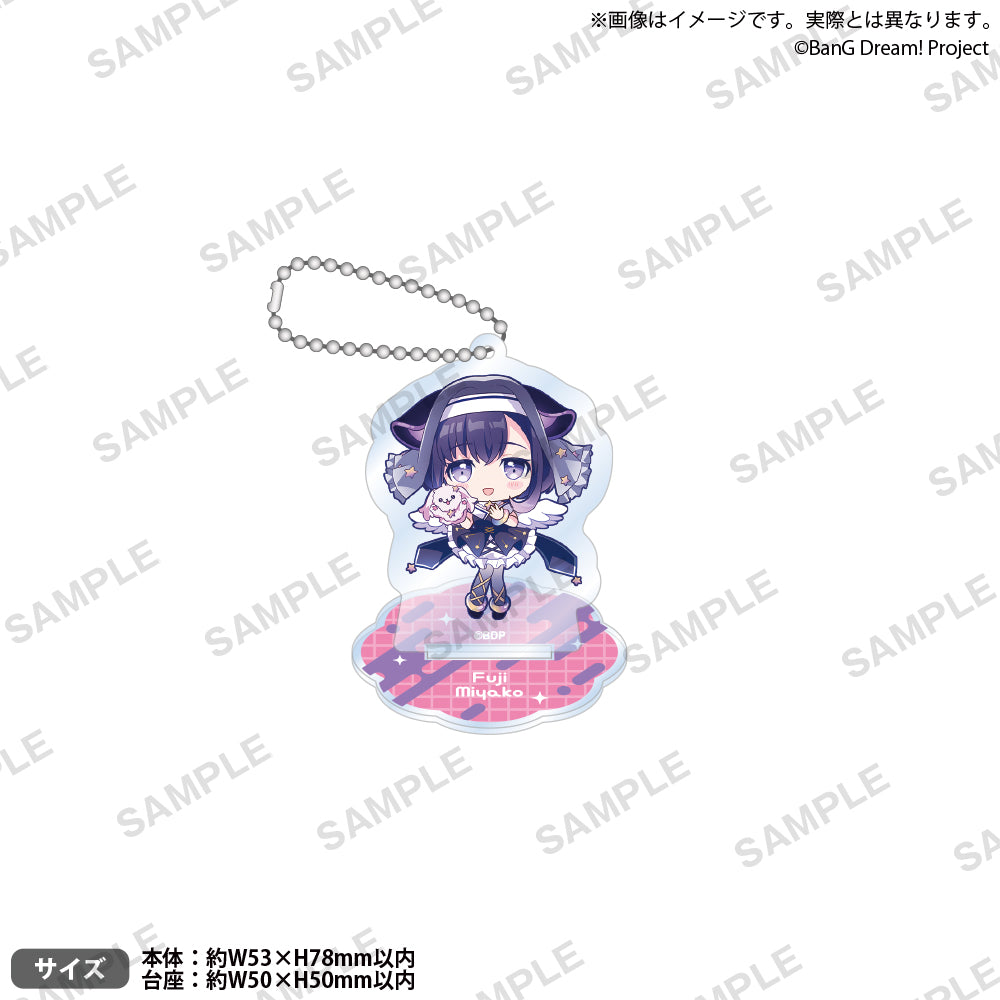 藤都子展 迷你壓克力立牌鑰匙圈 BanG Dream! 藤都子