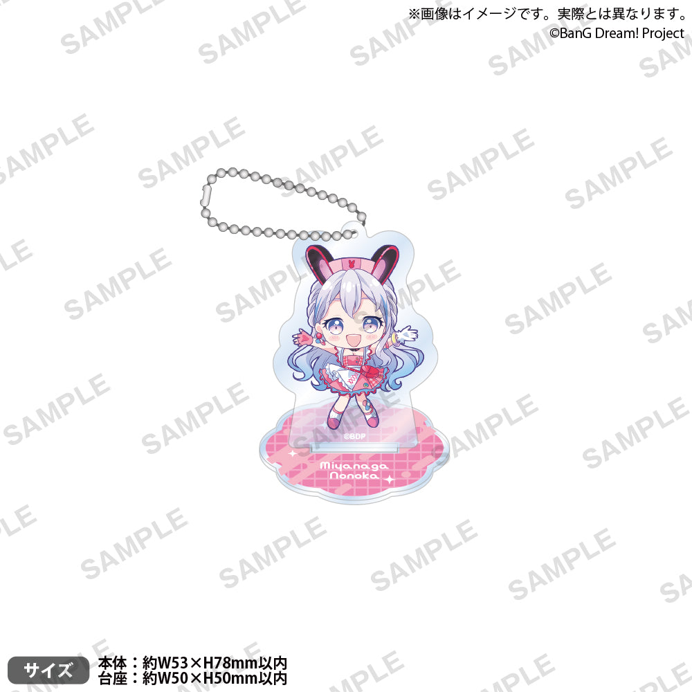 藤都子展 迷你壓克力立牌鑰匙圈 BanG Dream! 宮永野乃花