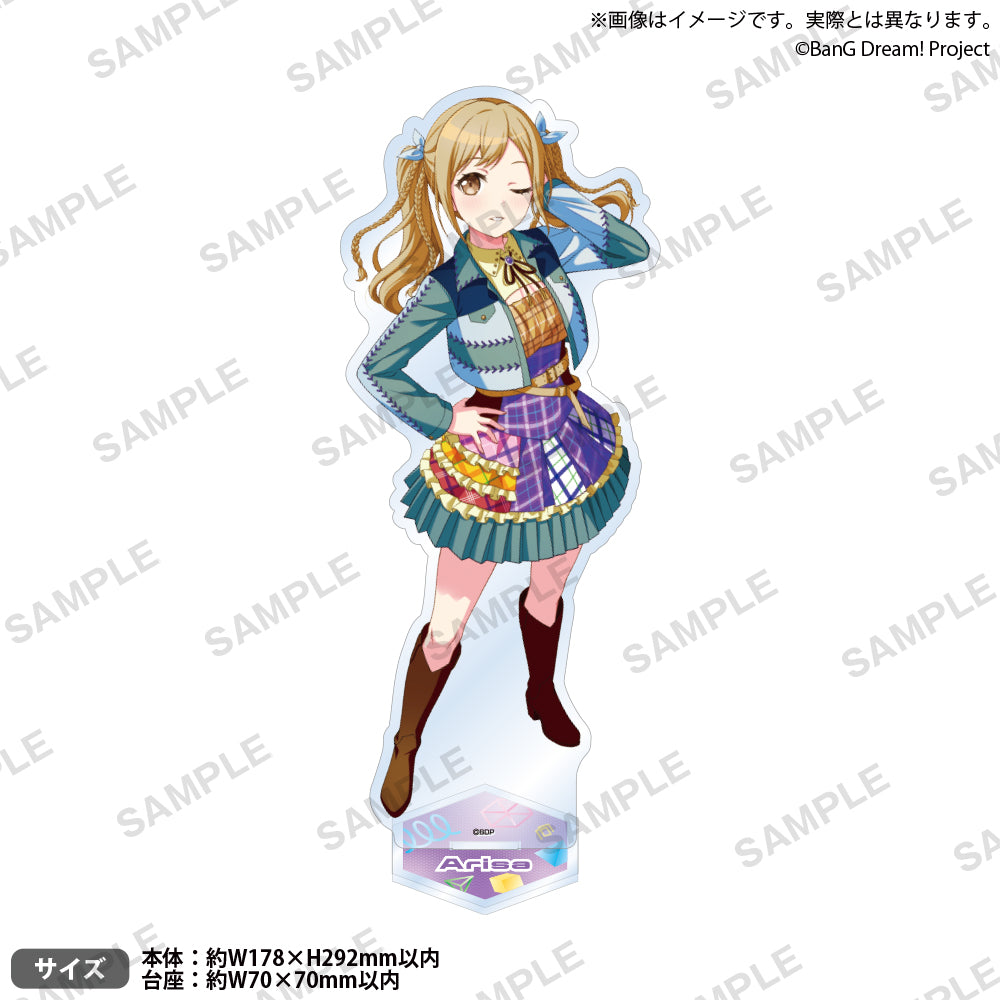 BanG Dream! 13th☆LIVE DAY1 : Poppin'Party「Now Roading♪♪」　特大アクリルスタンド 市ヶ谷有咲