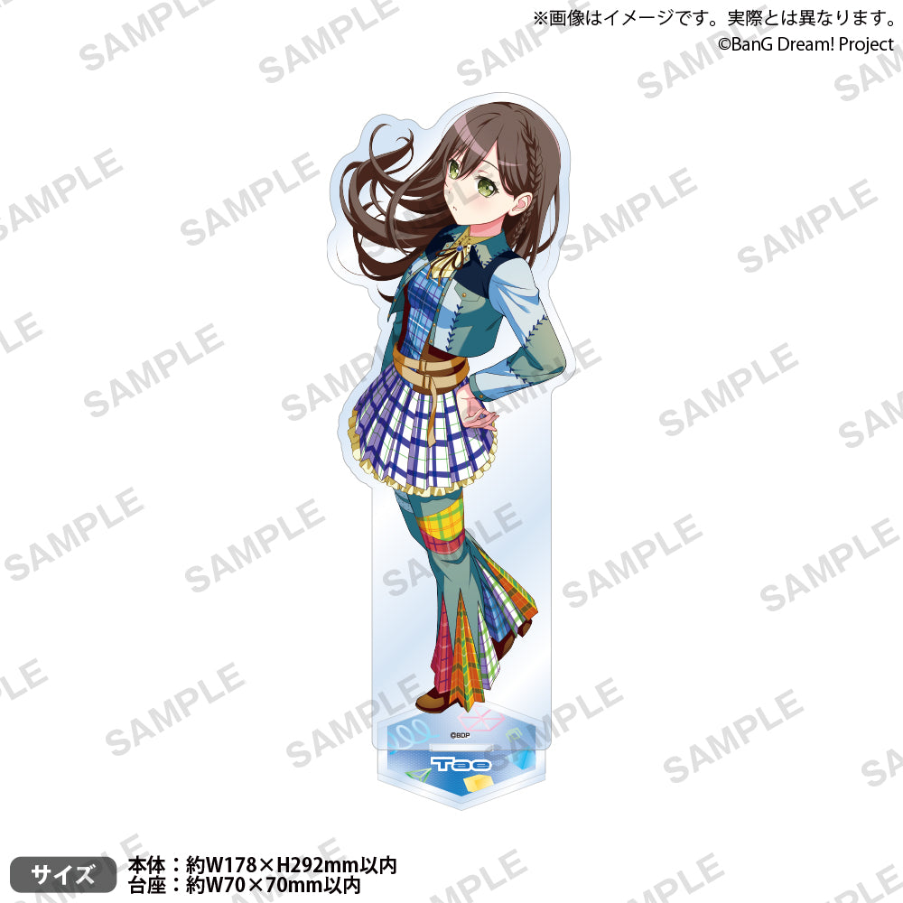BanG Dream! 13th☆LIVE DAY1 : Poppin'Party「Now Roading♪♪」　特大アクリルスタンド 花園たえ