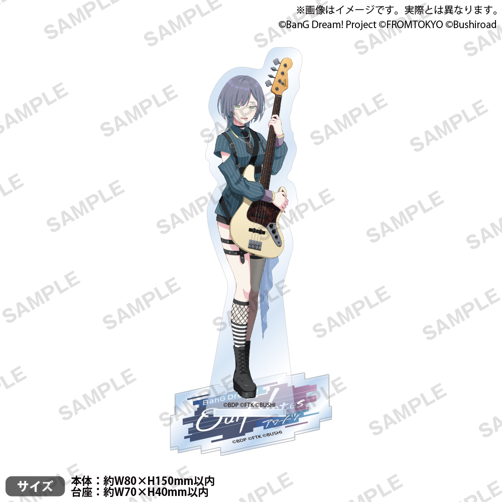 BanG Dream! Our Notes　アクリルスタンド ライブ衣装 ver. 一家Dumb Rock! 矢倉 蓬咲