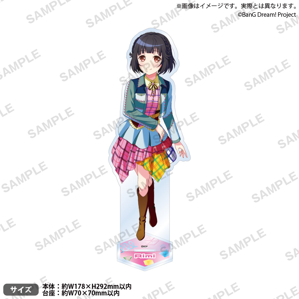 BanG Dream! 13th☆LIVE DAY1 : Poppin'Party「Now Roading♪♪」　特大アクリルスタンド 牛込りみ