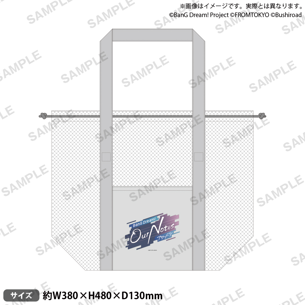 BanG Dream! Our Notes　メッシュライントートバッグ
