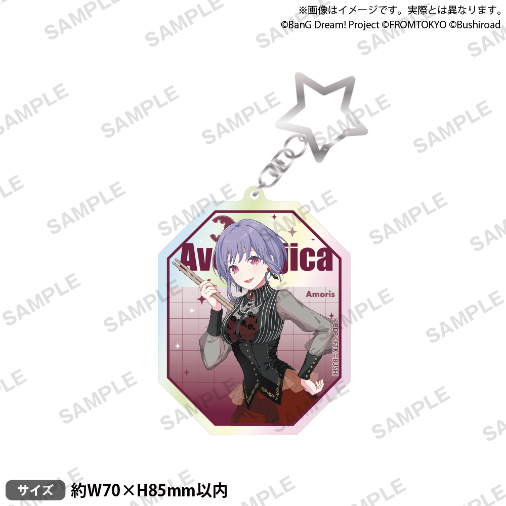 BanG Dream! Our Notes　アクリルキーホルダー ライブ衣装 ver. Ave Mujica アモーリス