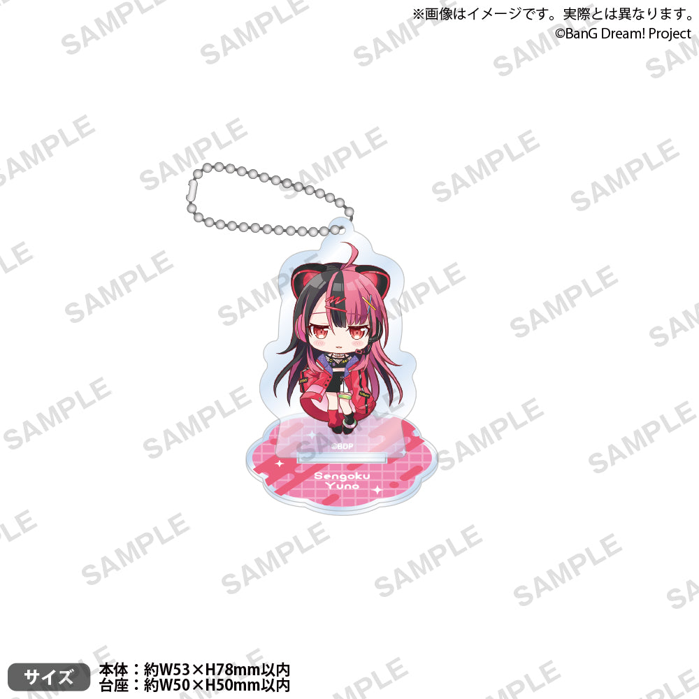 藤都子展 迷你壓克力立牌鑰匙圈 BanG Dream! 千石由乃