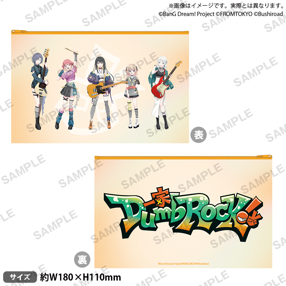 BanG Dream! Our Notes　ビニールポーチ ライブ衣装 一家Dumb Rock!
